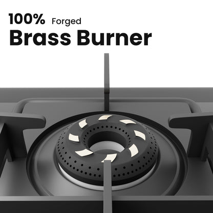 Slimmest Magnite 3 Burner Glass Hob Top Cooktop Manual Ignition