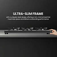 Slimmest Magnite 3 Burner Glass Hob Top Cooktop Manual Ignition