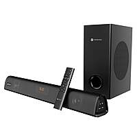 POR 2403 Pure Sound 106 Soundbar – 120W  Subwoofer  Bluetooth, USB, HDMI, AUX  Remote Control  Black