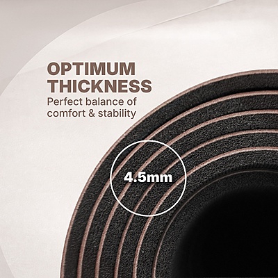 Calm Arched Yoga Mat | Light Coffee