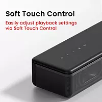POR 2084 Sound Slick 8 Wireless Soundbar – 80W | Bluetooth 5.3 | USB, AUX, HDMI, Optical  | Black