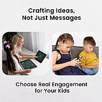 Portronics Ruffpad 21 LCD Writing Pad with 21 Inches Large Screen, Stylus Pen, School, Office (Grey) Portronics Ruffpad 21 LCD Writing Pad with 21 Inches Large Screen, Stylus Pen, School, Office (Grey)