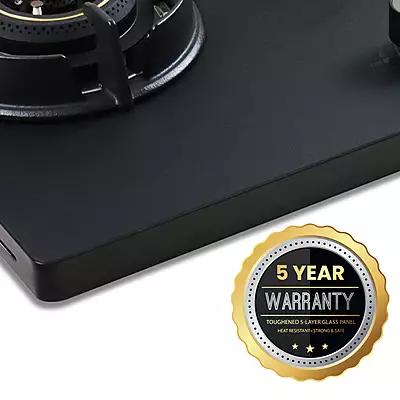 Carnival Plus 784 Brass Burner Matt Finish Super Slim Tablet Hob 4 Burner Auto Ignition