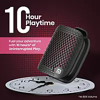Portronics Talk Five 3W Wearable Bluetooth Speaker with Mic (Black) Portronics Talk Five 3W Wearable Bluetooth Speaker with Mic (Black)