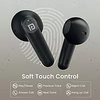 Portronics POR 2533 Harmonics Twins S18 TWS Earbuds – Bluetooth 5.3 | In-Ear | 30hrs Playtime| Black