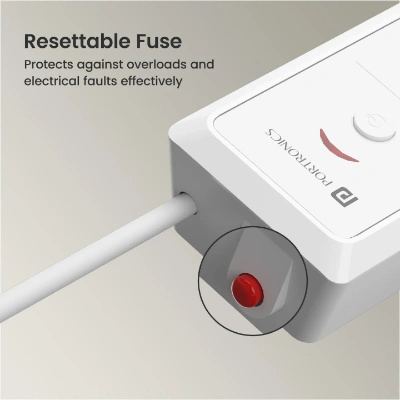 Portronics 16 Amp Power Plate 17 Extension Board with 4 Universal Sockets, 3840 Watts, 3m Cord, Resettable Fuse, Safety Shutter, 1-Socket 16A + 3-Socket 6A, Multi Plug for Home Appliances (White) Portronics 16 Amp Power Plate 17 Extension Board with 4 Universal Sockets, 3840 Watts, 3m Cord, Resettable Fuse, Safety Shutter, 1-Socket 16A + 3-Socket 6A, Multi Plug for Home Appliances (White)