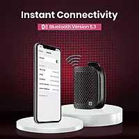 Portronics Talk Five 3W Wearable Bluetooth Speaker with Mic (Black) Portronics Talk Five 3W Wearable Bluetooth Speaker with Mic (Black)