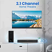 POR 2403 Pure Sound 106 Soundbar – 120W Subwoofer Bluetooth, USB, HDMI, AUX Remote Control Black