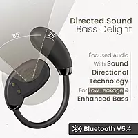 POR 2750 Harmonics Twins 31 OWS Earbuds – Bluetooth 5.4 | Out-Ear Design | Bass | Black