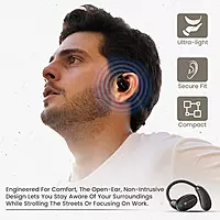POR 2750 Harmonics Twins 31 OWS Earbuds – Bluetooth 5.4 | Out-Ear Design | Bass | Black