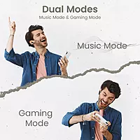 Portronics POR 2533 Harmonics Twins S18 TWS Earbuds – Bluetooth 5.3 | In-Ear | 30hrs Playtime| Black