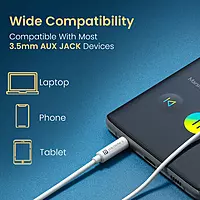 Portronics Kappa A In-Ear Earbuds – On/Off/Volume Switch | TPE Cable | 3.5mm | White