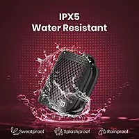 Portronics Talk Five 3W Wearable Bluetooth Speaker with Mic (Black) Portronics Talk Five 3W Wearable Bluetooth Speaker with Mic (Black)