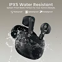 Portronics POR 2533 Harmonics Twins S18 TWS Earbuds – Bluetooth 5.3 | In-Ear | 30hrs Playtime| Black