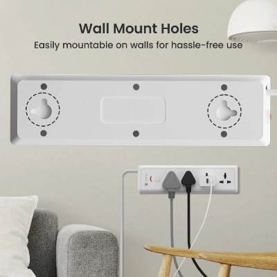 Portronics 16 Amp Power Plate 17 Extension Board with 4 Universal Sockets, 3840 Watts, 3m Cord, Resettable Fuse, Safety Shutter, 1-Socket 16A + 3-Socket 6A, Multi Plug for Home Appliances (White) Portronics 16 Amp Power Plate 17 Extension Board with 4 Universal Sockets, 3840 Watts, 3m Cord, Resettable Fuse, Safety Shutter, 1-Socket 16A + 3-Socket 6A, Multi Plug for Home Appliances (White)