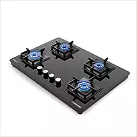 Slimmest Magnite 4 Burner Glass Hob Top Cooktop Manual Ignition