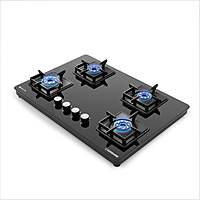 Slimmest Magnite 4 Burner Glass Hob Top Cooktop Manual Ignition