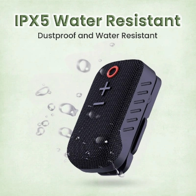 Portronics Talk Three Wearable Bluetooth Speaker with Mic, Magnetic/Spring Clip-On, Upto 10Hours Playtime, IPX5 Water/Dust Resistant, Bluetooth 5.3v, Big Buttons, Portable Speaker with Microphone Portronics Talk Three Wearable Bluetooth Speaker with Mic, Magnetic/Spring Clip-On, Upto 10Hours Playtime, IPX5 Water/Dust Resistant, Bluetooth 5.3v, Big Buttons, Portable Speaker with Microphone