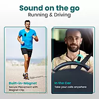 Portronics Talk Four 2W Wearable Bluetooth Speaker with Mic, Portable Speaker with Microphone