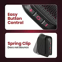 Portronics Talk Five 3W Wearable Bluetooth Speaker with Mic (Black) Portronics Talk Five 3W Wearable Bluetooth Speaker with Mic (Black)