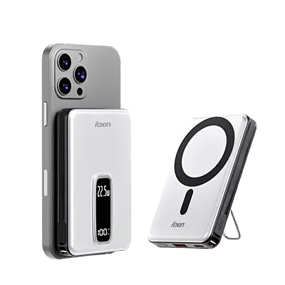 Power Bank Foxin 10000mAh MagSafe Mag One FPB-154 Pearl White