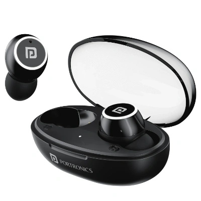 Portronics Harmonics Twins S13 in Ear True Wireless Earbuds with Mic, 24H Playtime, Game/Music Mode, Touch Control, 8mm Driver, Bluetooth 5.3v,IPX5 Water Resistance, Type C Fast Charging Portronics Harmonics Twins S13 in Ear True Wireless Earbuds with Mic, 24H Playtime, Game/Music Mode, Touch Control, 8mm Driver, Bluetooth 5.3v,IPX5 Water Resistance, Type C Fast Charging