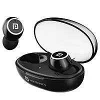 Portronics Harmonics Twins S13 TWS Earbuds – Bluetooth v5.3, In-Ear, Bass, 24hrs Playtime, Black