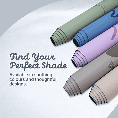 Flow Arched Yoga Mat | Dark Blue