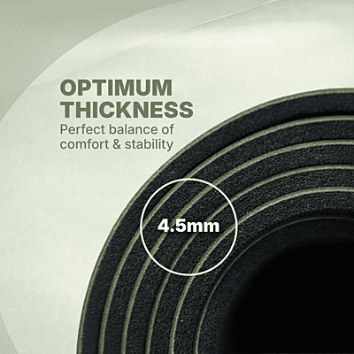 Grow Arched Yoga Mat | Pea Green