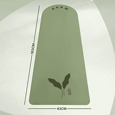 Grow Arched Yoga Mat | Pea Green