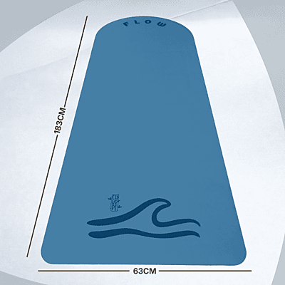 Flow Arched Yoga Mat | Dark Blue
