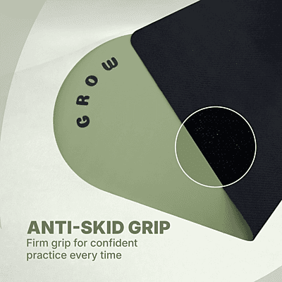 Grow Arched Yoga Mat | Pea Green