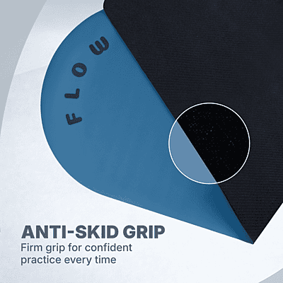 Flow Arched Yoga Mat | Dark Blue