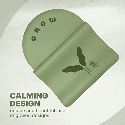 Grow Arched Yoga Mat | Pea Green