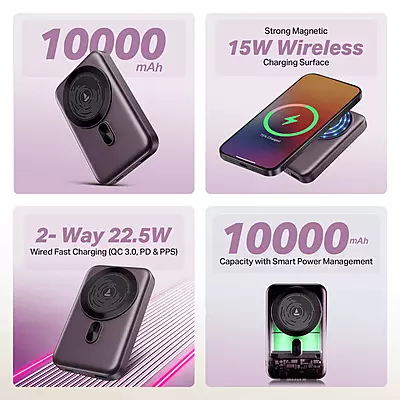 POWER BANK BOAT ENERGY SHROOM 10000 MAH PB331 PURPLE POWER BANK BOAT ENERGY SHROOM 10000 MAH PB331 PURPLE