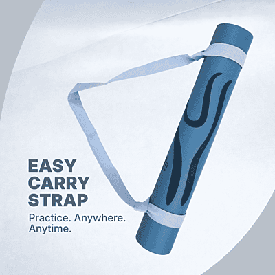 Flow Arched Yoga Mat | Dark Blue