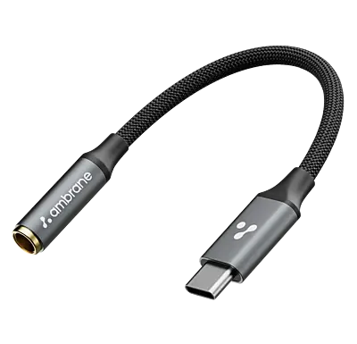 Type C to 3.5mm Ambrane AOTG-CX3