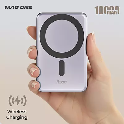 Power Bank Foxin 10000mAh MagSafe Mag One FPB-154 Meteor Grey