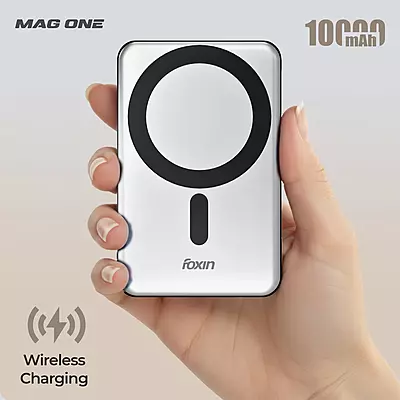 Power Bank Foxin 10000mAh MagSafe Mag One FPB-154 Pearl White