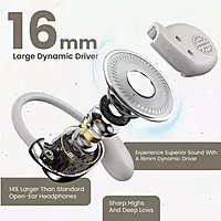 POR 2751 Harmonics Twins 31 OWS Earbuds – Bluetooth 5.4 | Out-Ear Design | Bass| White