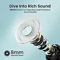 Portronics Harmonics Twins S13 TWS Earbuds – Bluetooth v5.3, In-Ear, Bass, 24hrs Playtime, Black