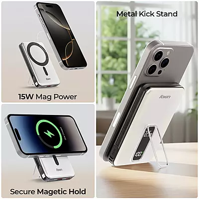 Power Bank Foxin 10000mAh MagSafe Mag One FPB-154 Pearl White