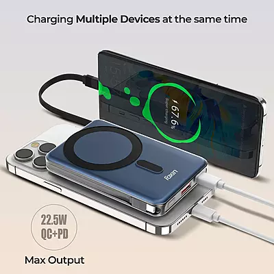 Power Bank Foxin 10000mAh MagSafe Mag One FPB-154 Stellar Blue