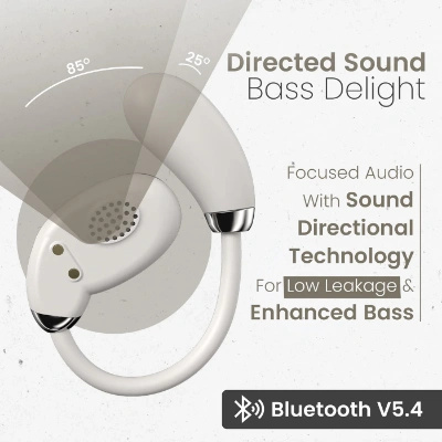 Portronics Harmonics Twins 31 Over Ear OWS Smart Wireless Earbuds with HD Mic, Secure & Flexible Earhook, Touch Control, 24 Hrs Playtime, Music/Gaming Mode, BT 5.4V, Light Weight Portronics Harmonics Twins 31 Over Ear OWS Smart Wireless Earbuds with HD Mic, Secure & Flexible Earhook, Touch Control, 24 Hrs Playtime, Music/Gaming Mode, BT 5.4V, Light Weight