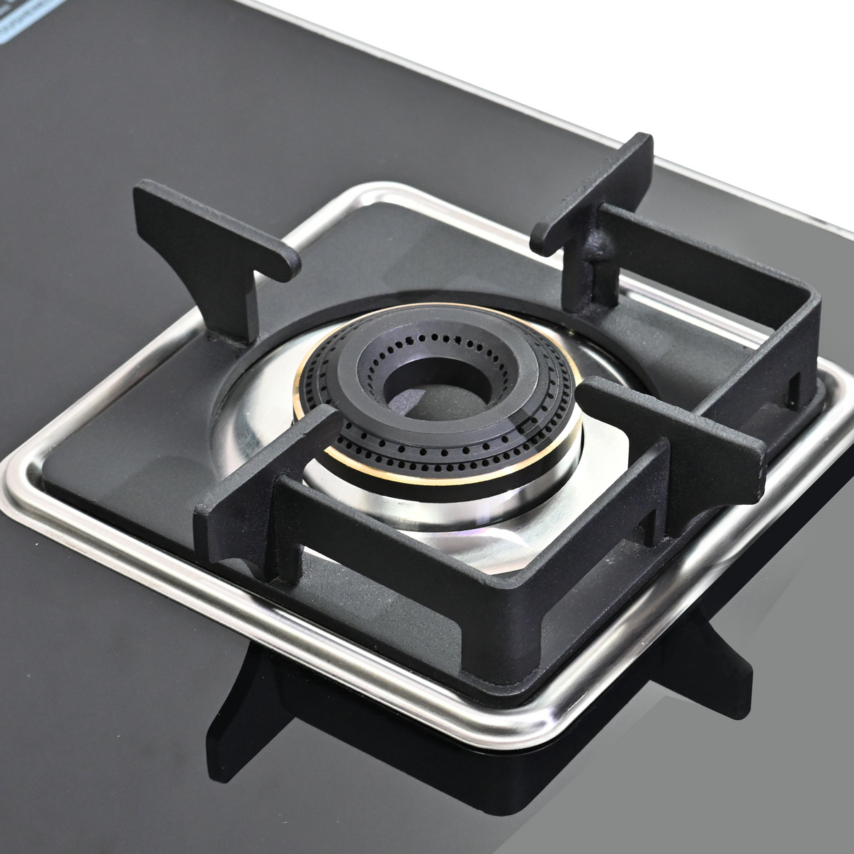 3 Burner Glass Gas Stove | Hob Top Cooktop | Tempered Glass, | Manual Ignition |