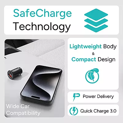 Car Charger Ambrane ACC-21 Black