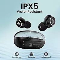 Portronics Harmonics Twins S13 TWS Earbuds – Bluetooth v5.3, In-Ear, Bass, 24hrs Playtime, Black