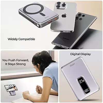 Power Bank Foxin 10000mAh MagSafe Mag One FPB-154 Meteor Grey