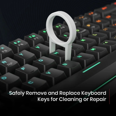 Portronics Clean T 21 in 1 Smart Multifunctional Gadget Cleaning Kit for Laptops, Smartphones, Keyboard, Earbuds, Earphone, Camera Lens, Mist Spray, Air Blower, Long Brush, Key Puller (Black)