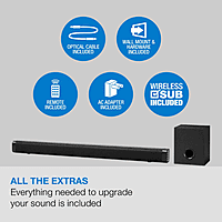 Artis SoundHub 110 2.1 Channel Bluetooth Soundbar – Wireless Audio | Deep Bass | Home Use